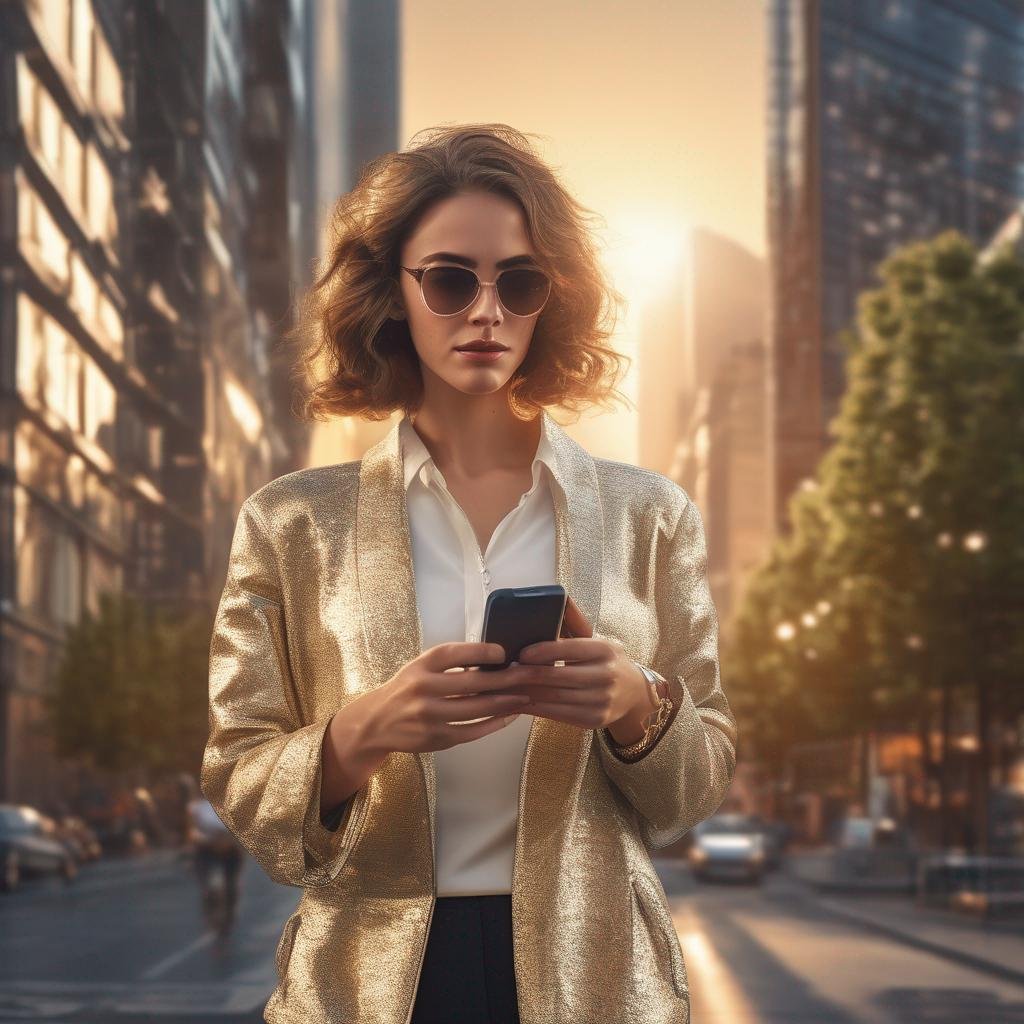 First date on dating app - confident person with smartphone in urban setting.jpg