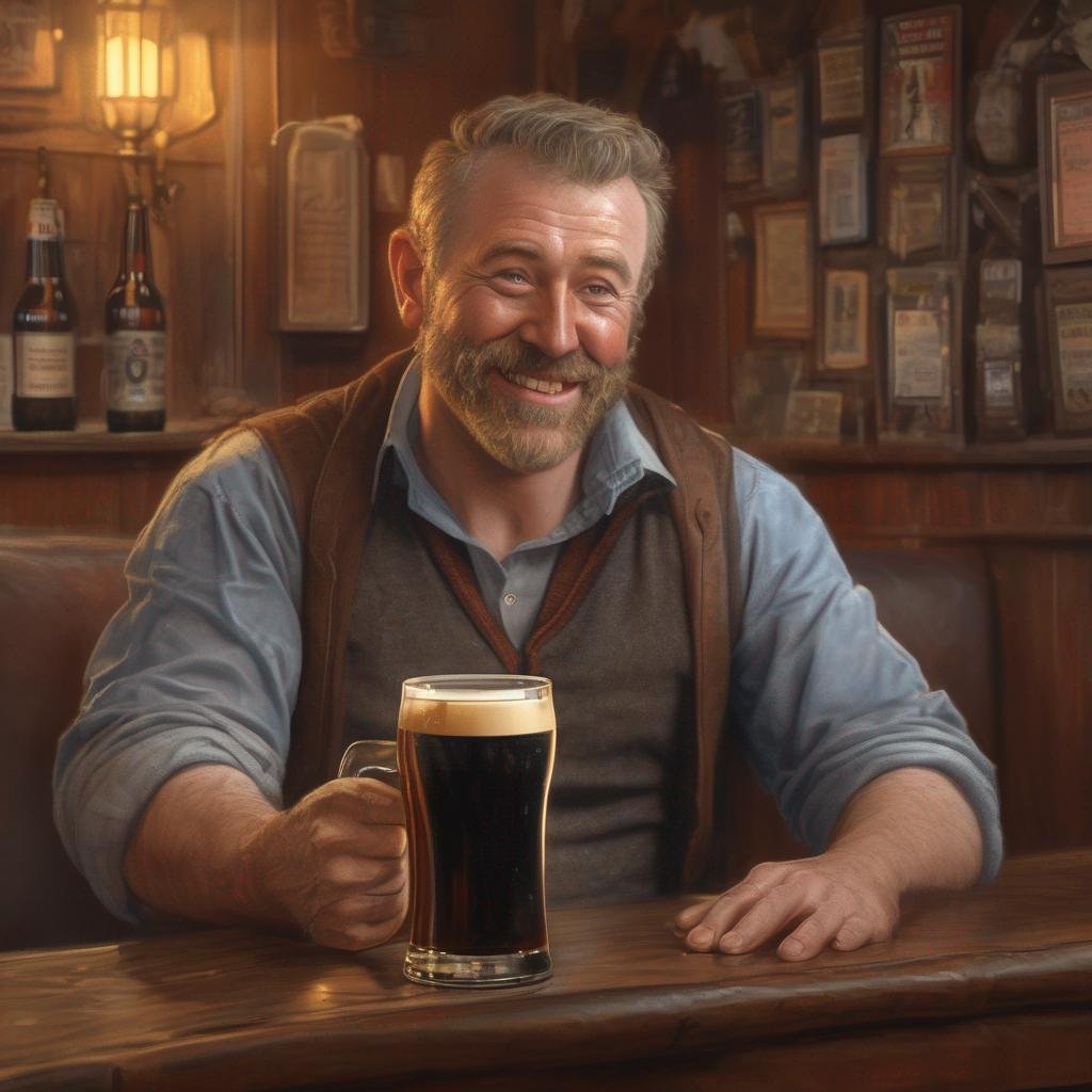 Seduce Irishman in cozy pub with Guinness pint and gentle smile..jpg