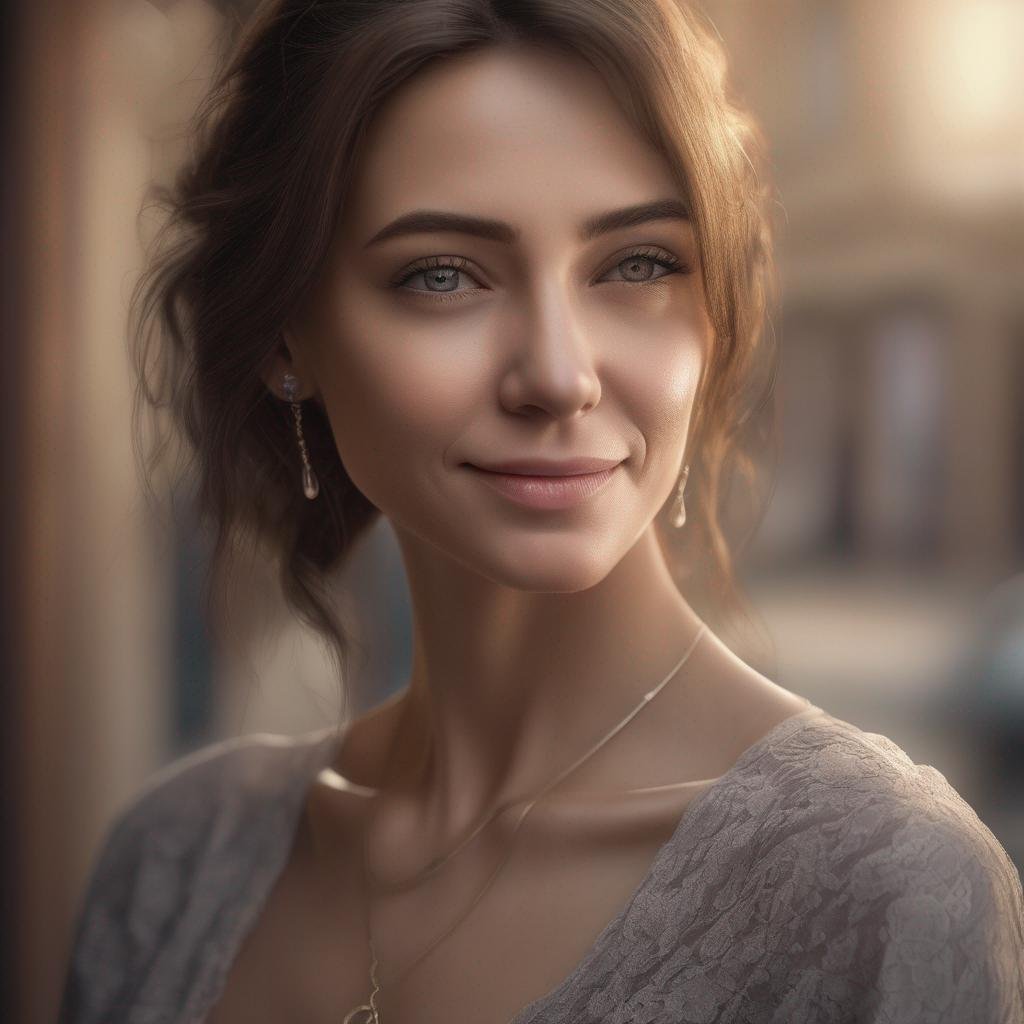 Optimizing female profile on Hinge dating app - elegant, confident and engaging woman in natural light outdoor portrait.jpg