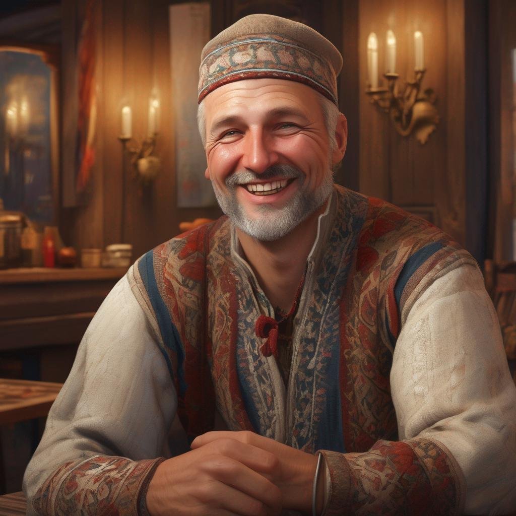 Polish man in traditional attire smiling in cozy interior..jpg